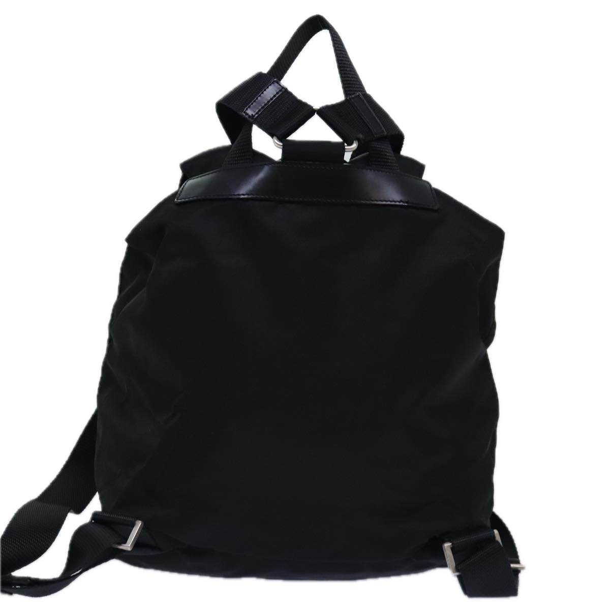 PRADA Backpack Nylon Black 74259