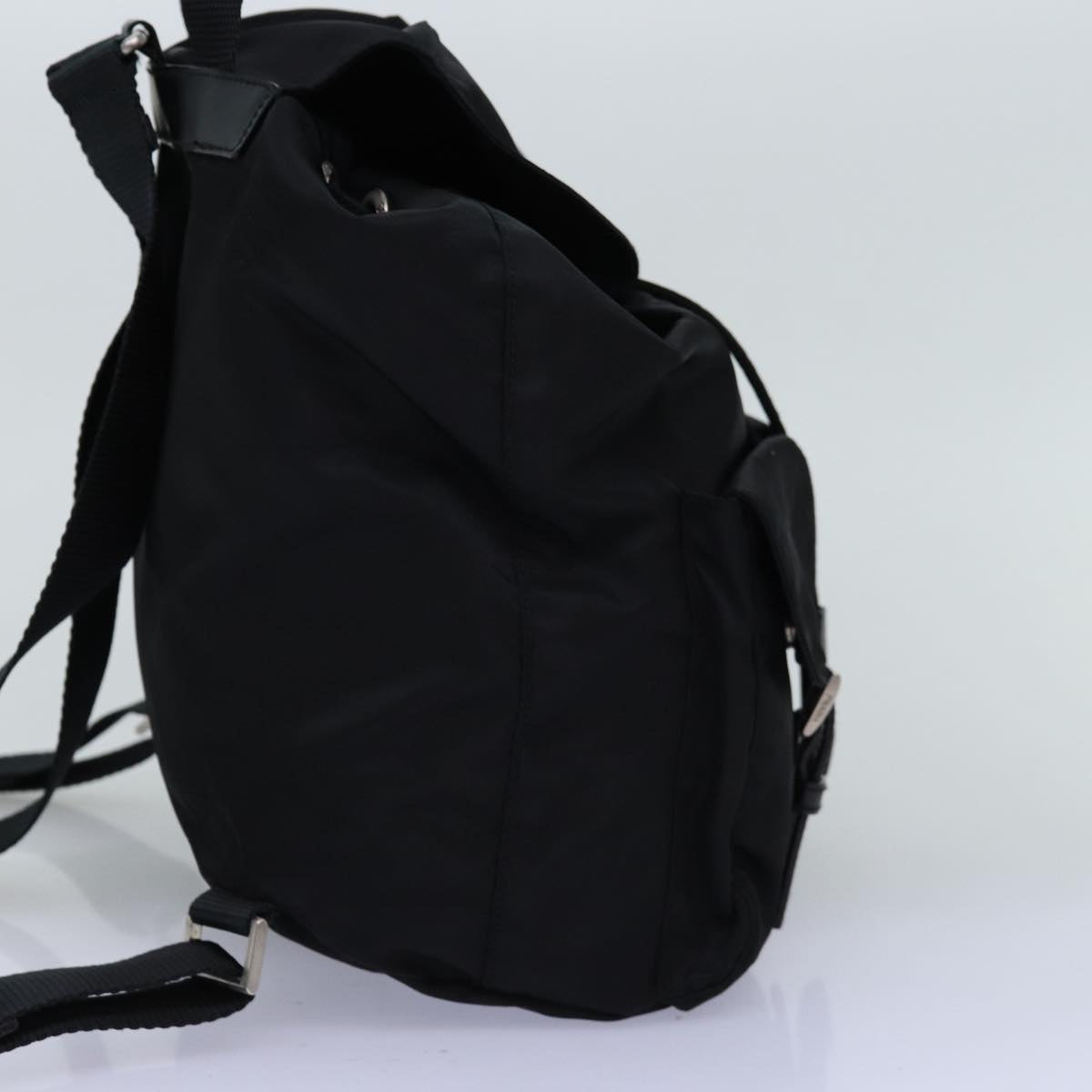 PRADA Backpack Nylon Black 74259