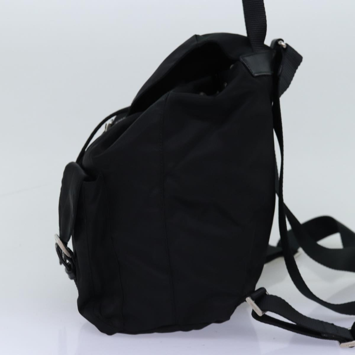 PRADA Backpack Nylon Black 74259