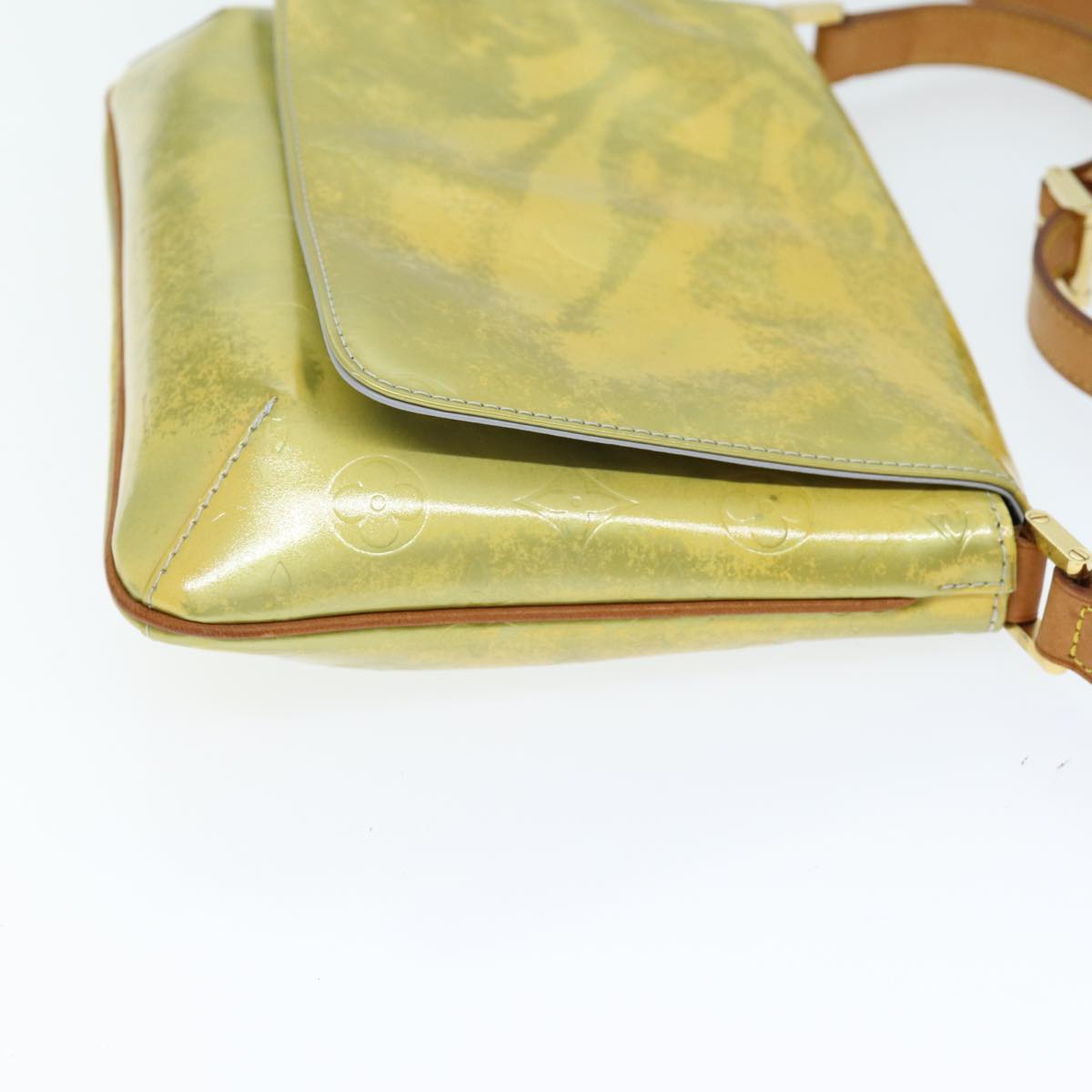 LOUIS VUITTON Monogram Vernis Thompson Street Bag Gris M91008 LV 74318