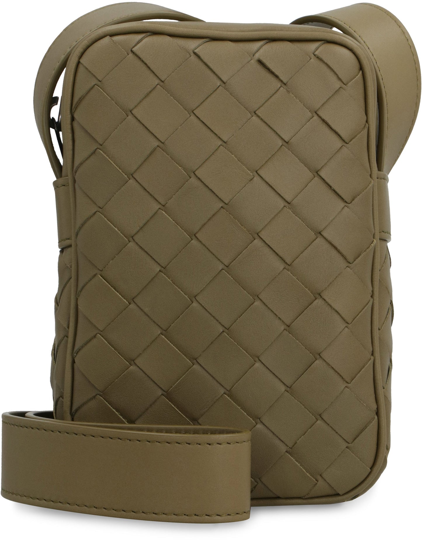 BOTTEGA VENETA Leather Smartphone Case/Shoulder Bag - 11 CM x 17 CM