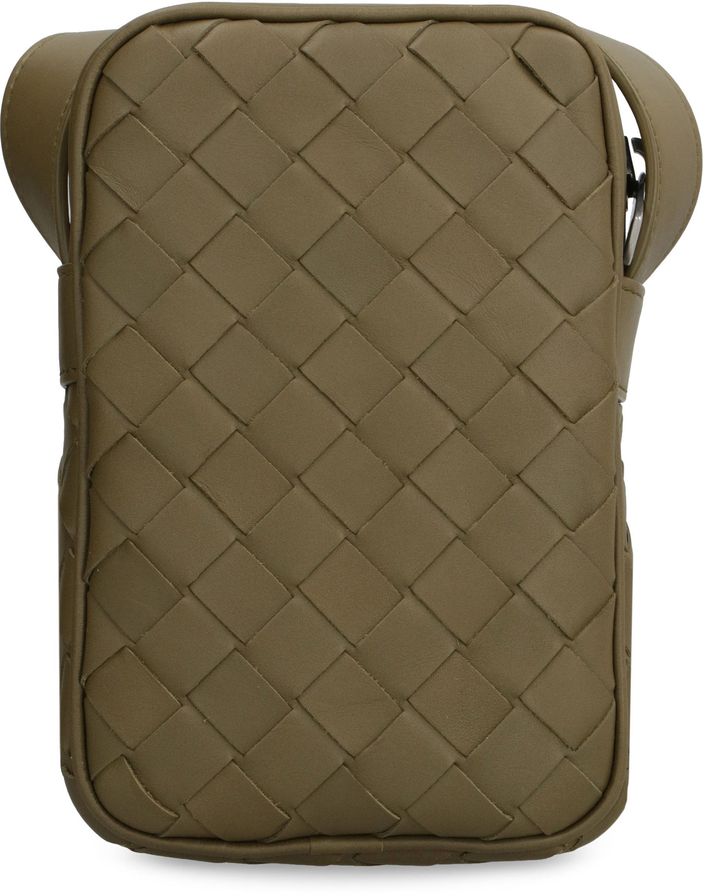BOTTEGA VENETA Leather Smartphone Case/Shoulder Bag - 11 CM x 17 CM