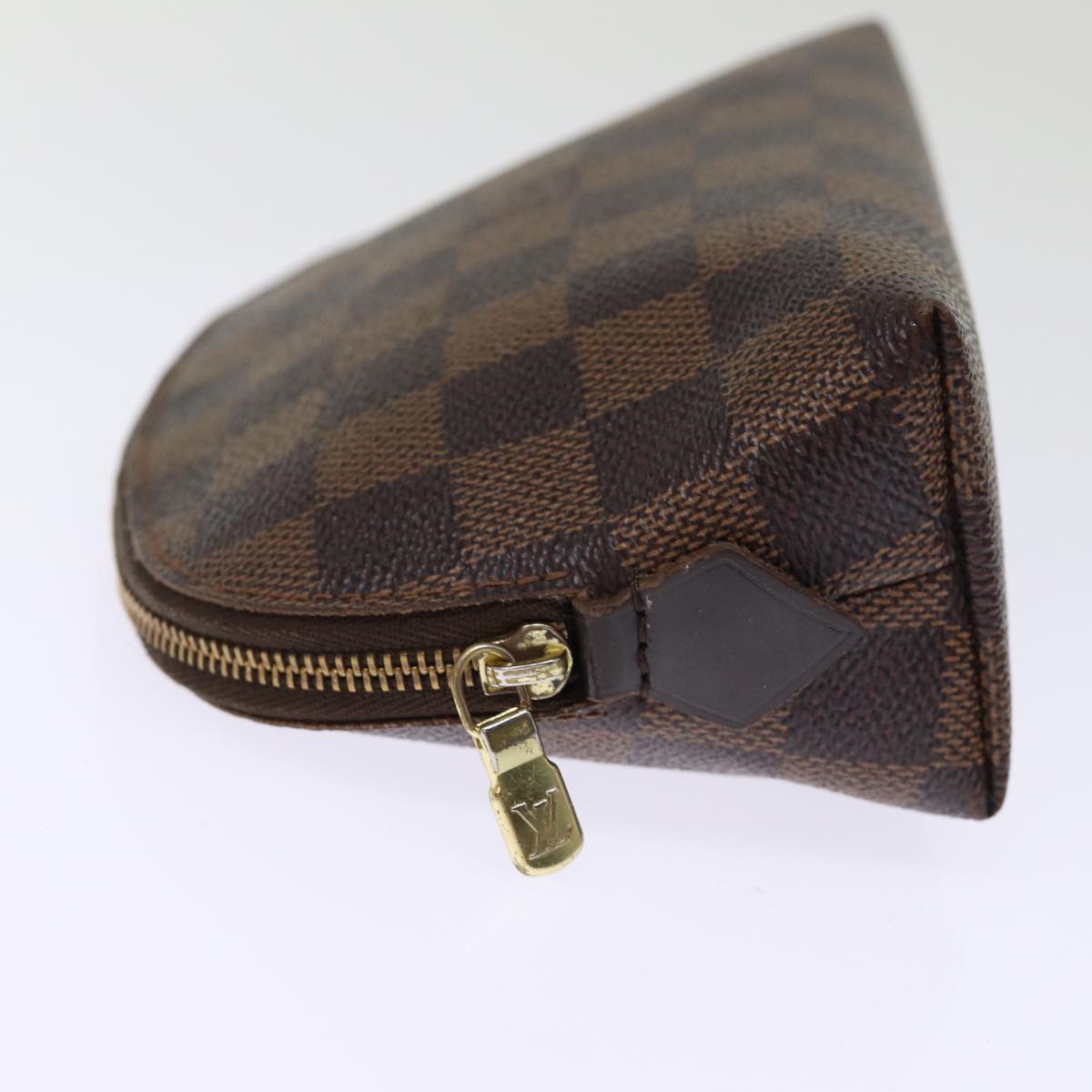 LOUIS VUITTON Damier Ebene Pochette Cosmetic PM Pouch N47516 LV 74333