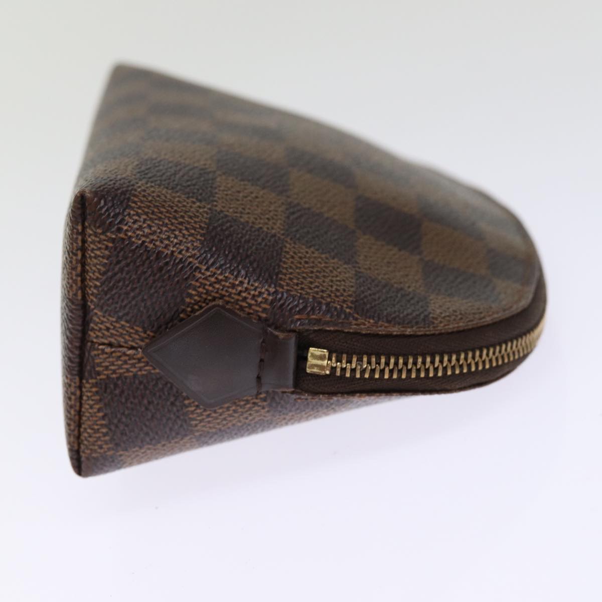 LOUIS VUITTON Damier Ebene Pochette Cosmetic PM Pouch N47516 LV 74333