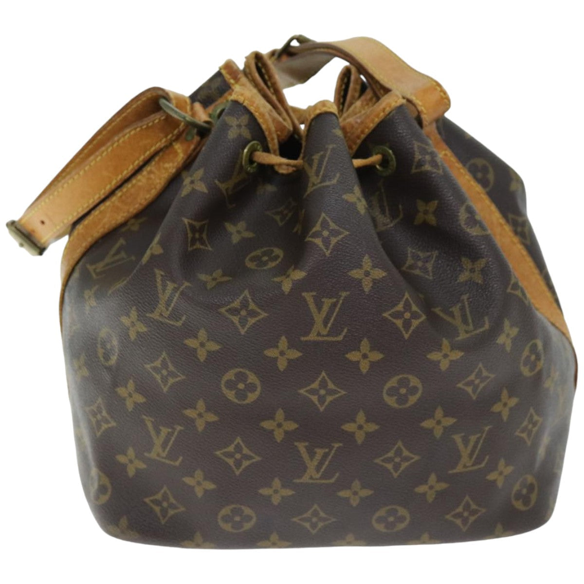 LOUIS VUITTON Monogram Petit Noe Shoulder Bag M42226 LV 74342