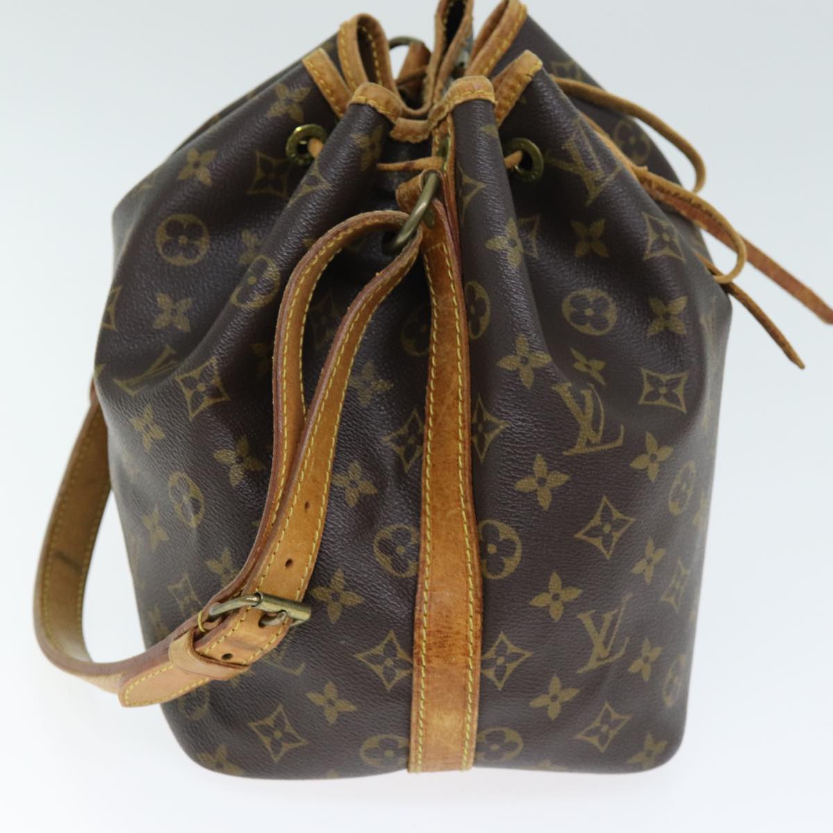 LOUIS VUITTON Monogram Petit Noe Shoulder Bag M42226 LV 74342