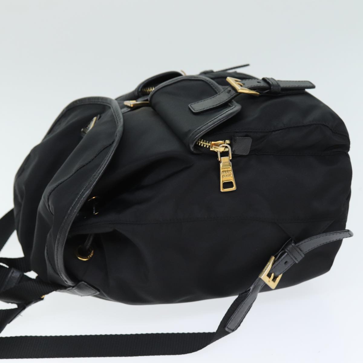 PRADA Backpack Nylon Black 74402A