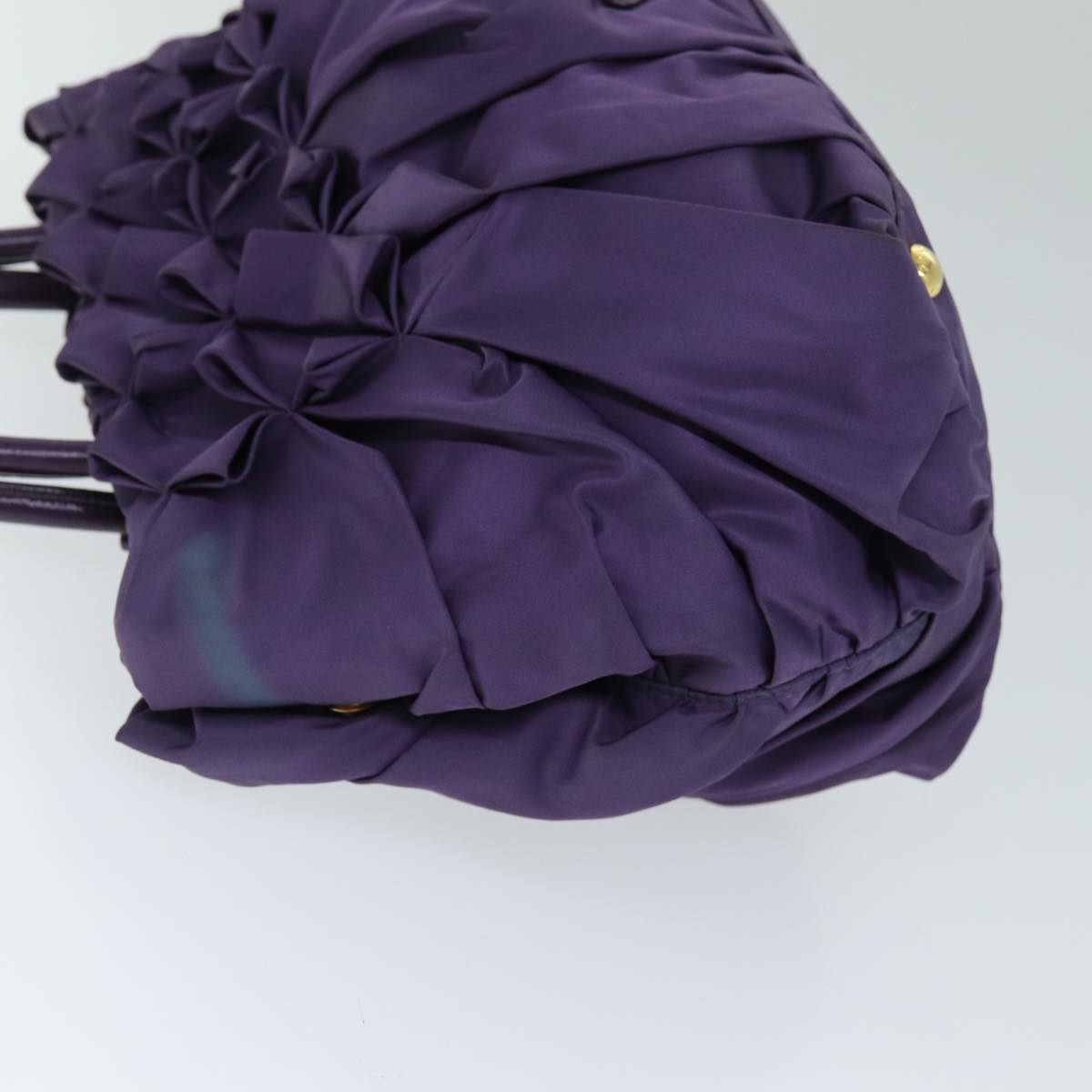 PRADA Hand Bag Nylon Purple 74403