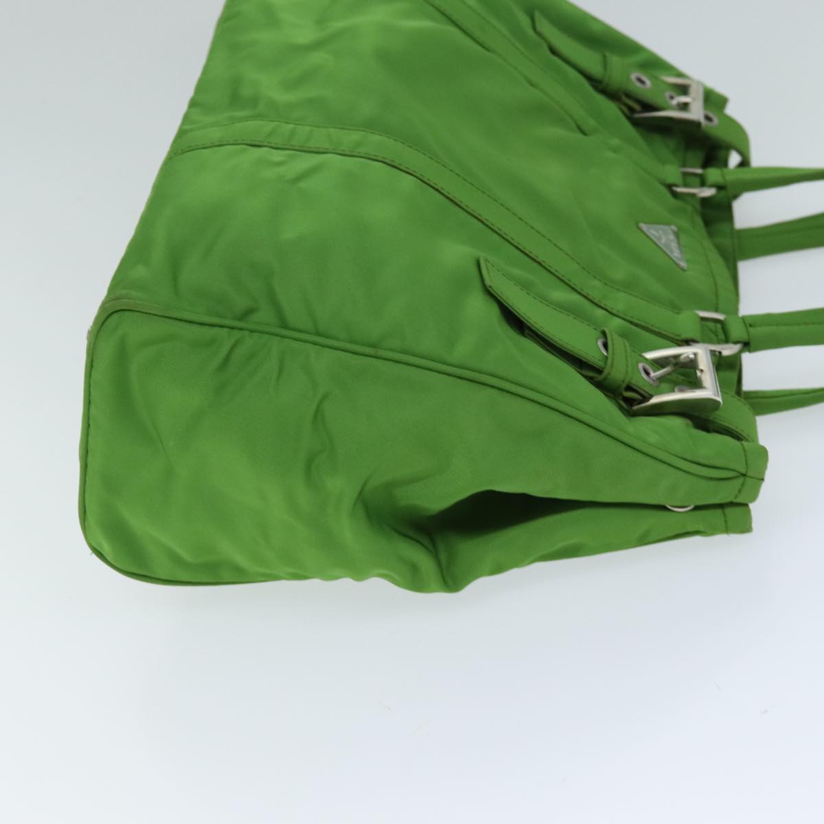 PRADA Shoulder Bag Nylon Green 74404