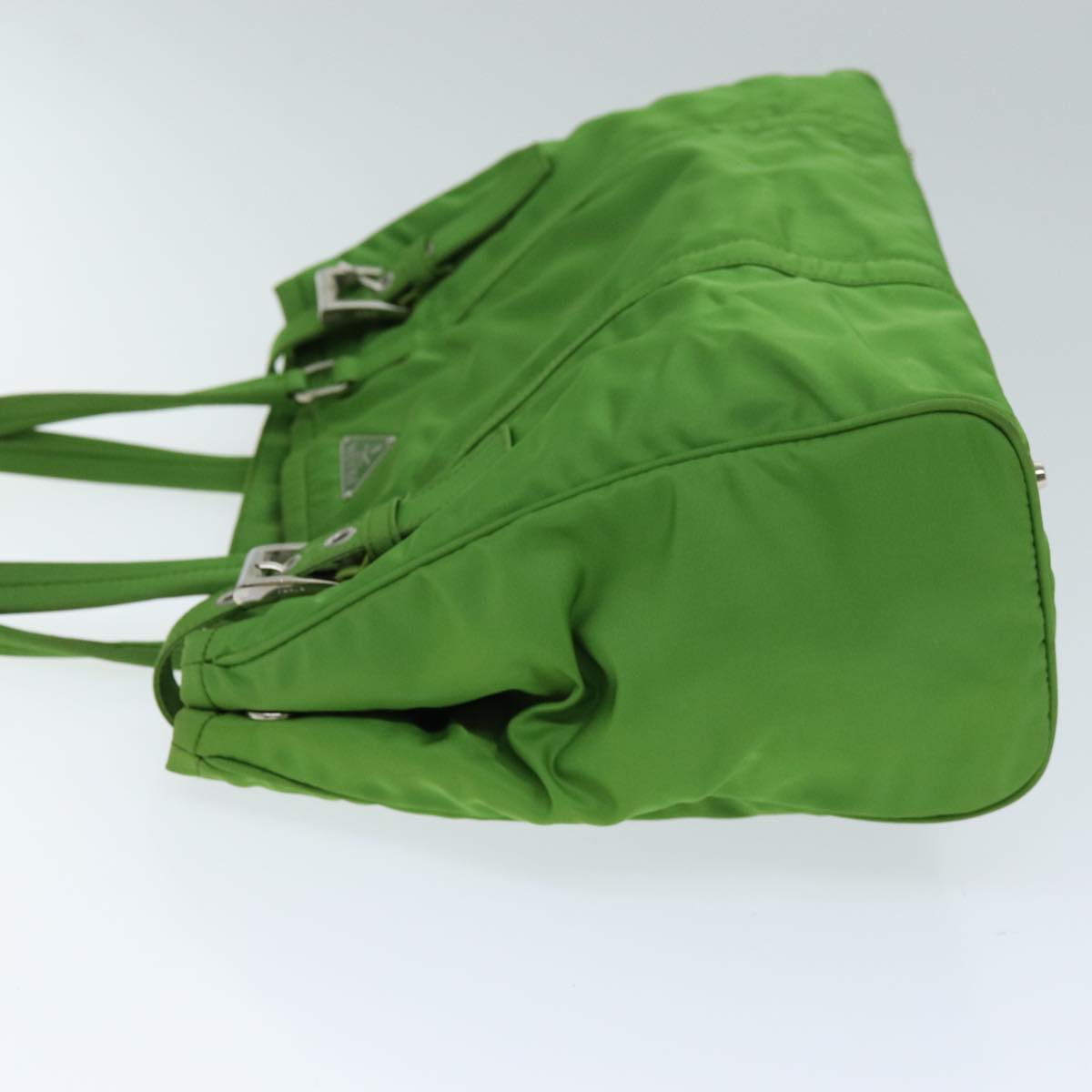 PRADA Shoulder Bag Nylon Green 74404