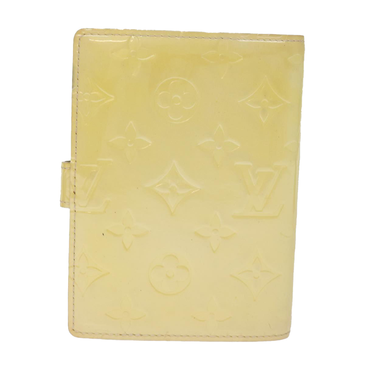 LOUIS VUITTON Vernis Agenda PM Day Planner Cover Perle R21010 LV 74414