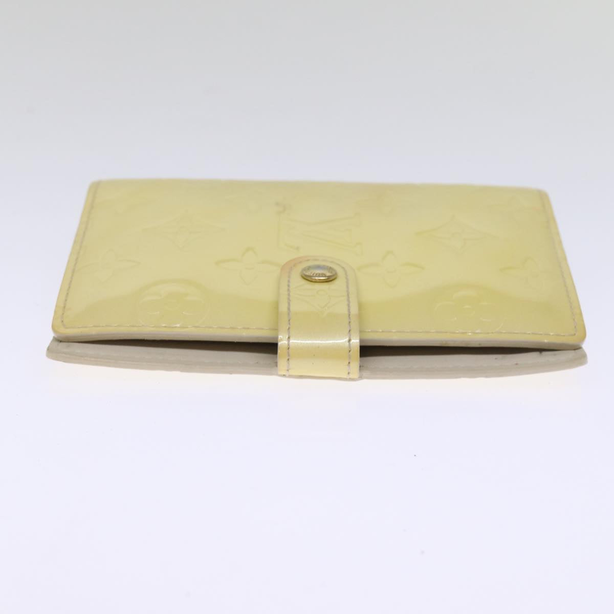 LOUIS VUITTON Vernis Agenda PM Day Planner Cover Perle R21010 LV 74414