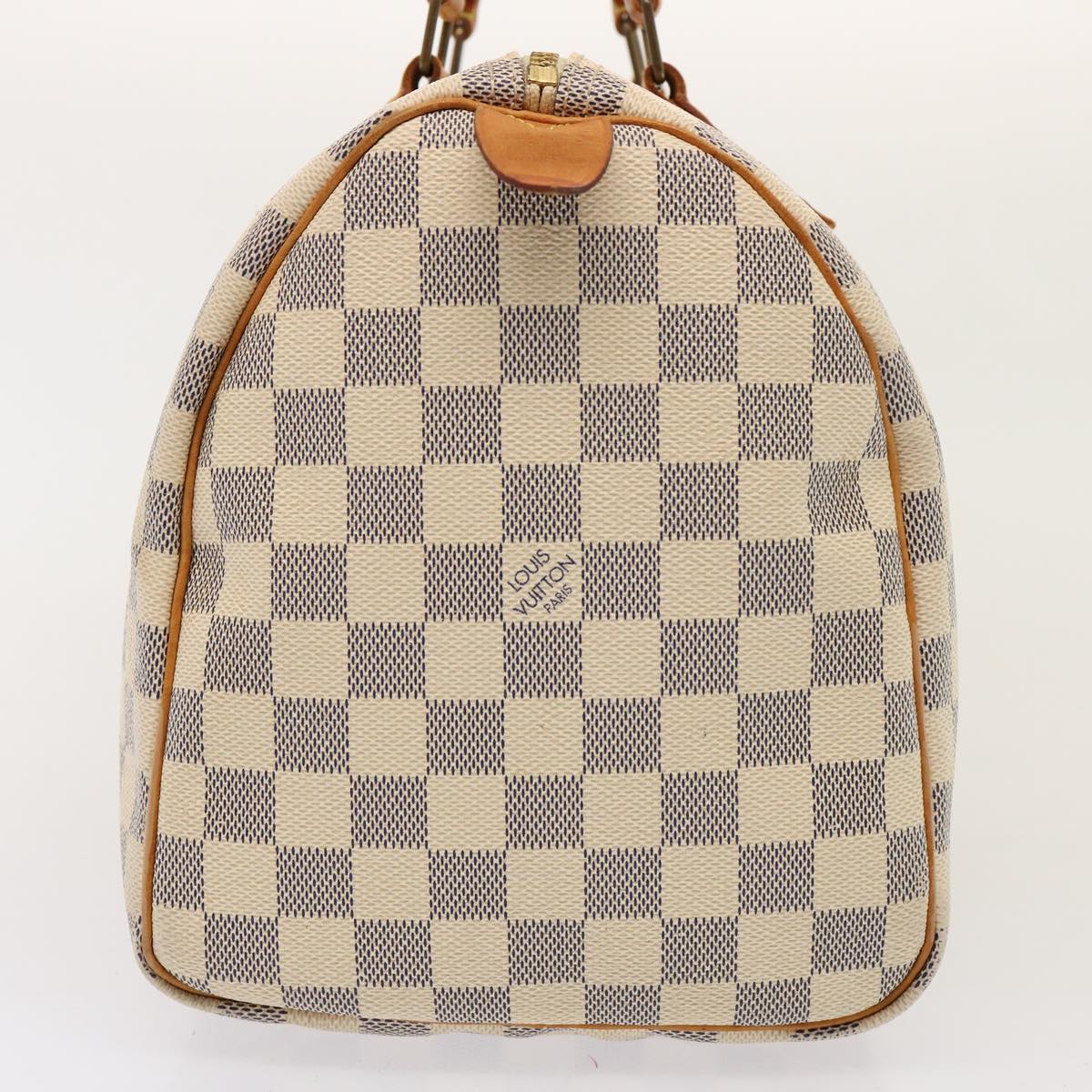 LOUIS VUITTON Damier Azur Speedy 30 Hand Bag N41533 LV 74433