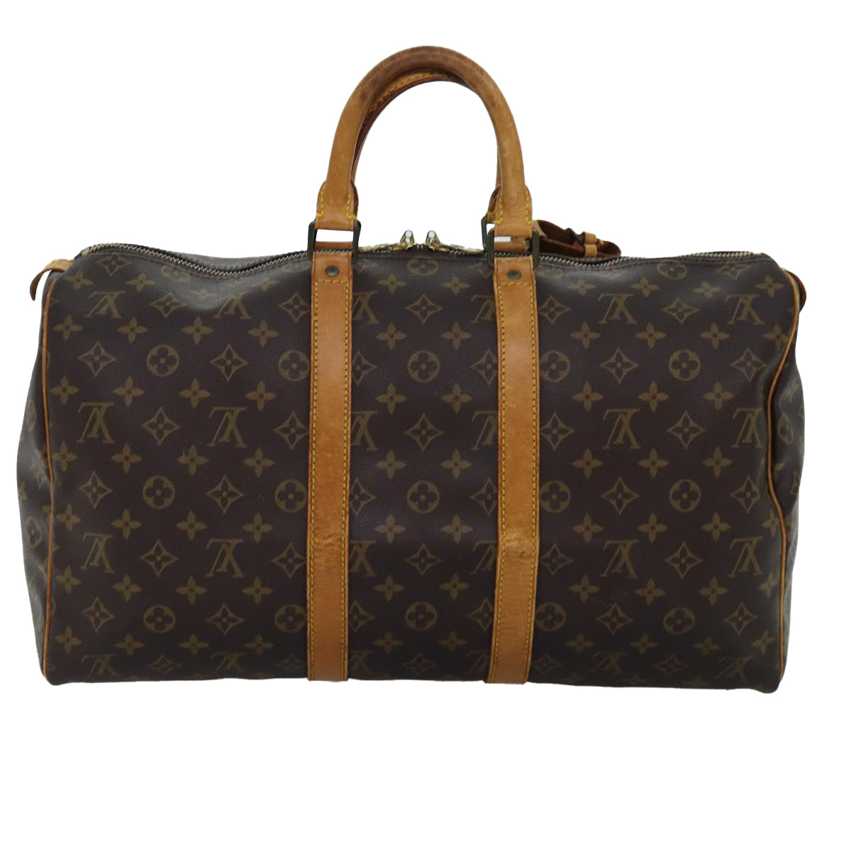 LOUIS VUITTON Monogram Keepall 45 Boston Bag M41428 LV 74460