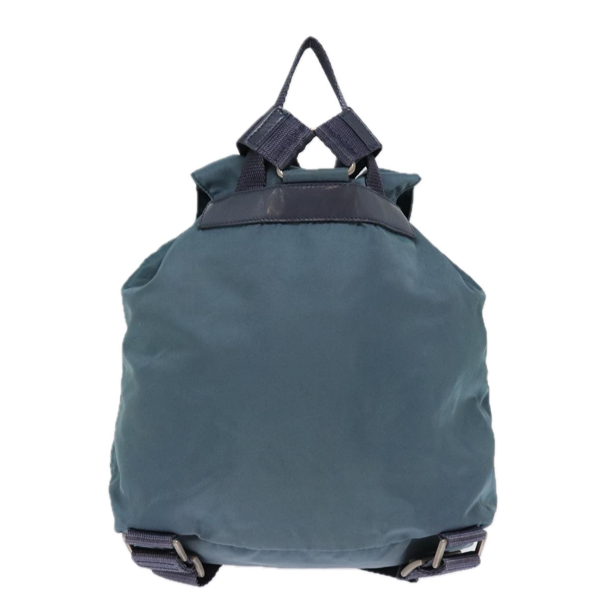 PRADA Backpack Nylon Turquoise Blue 74468