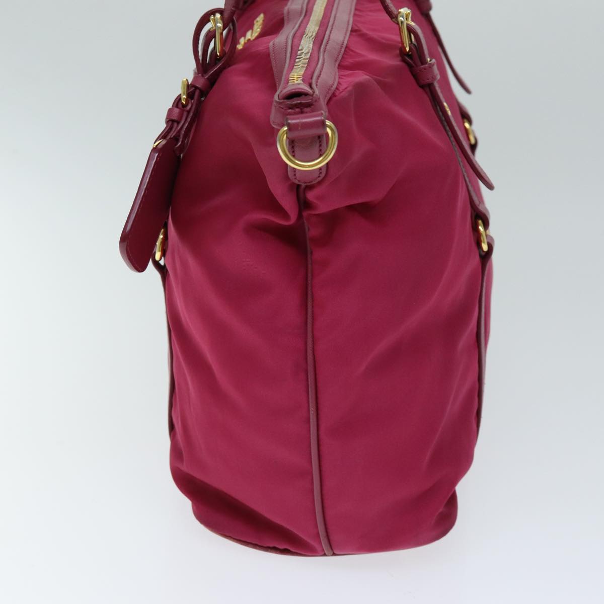 PRADA Tote Bag Nylon Pink 74470