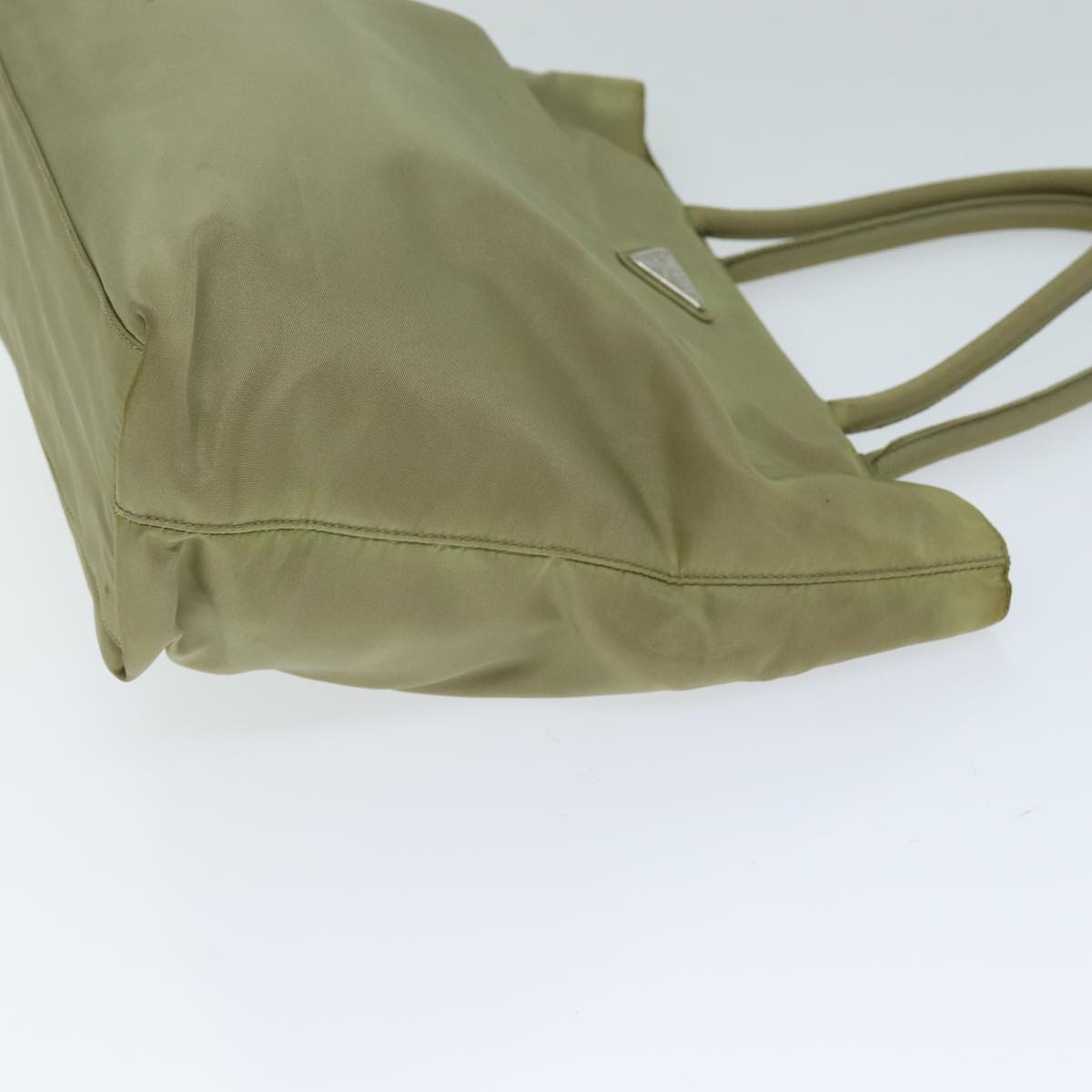 PRADA Tote Bag Nylon Beige 74472