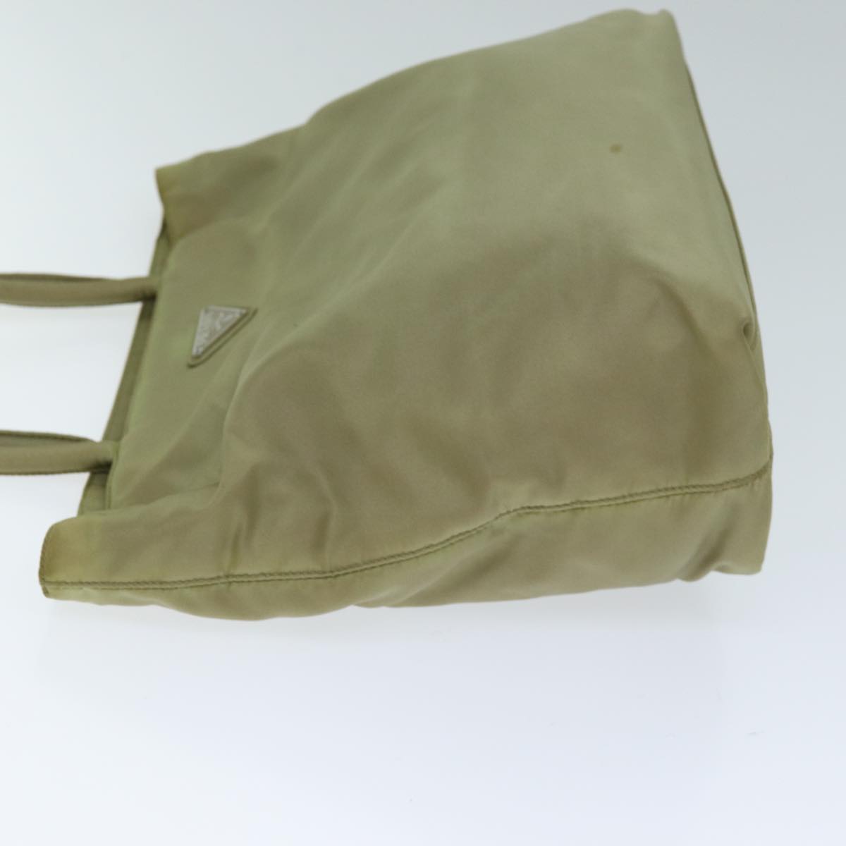 PRADA Tote Bag Nylon Beige 74472