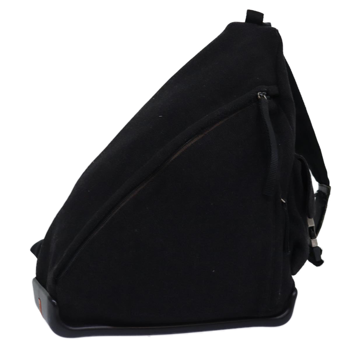 PRADA Shoulder Bag Canvas Black 74482