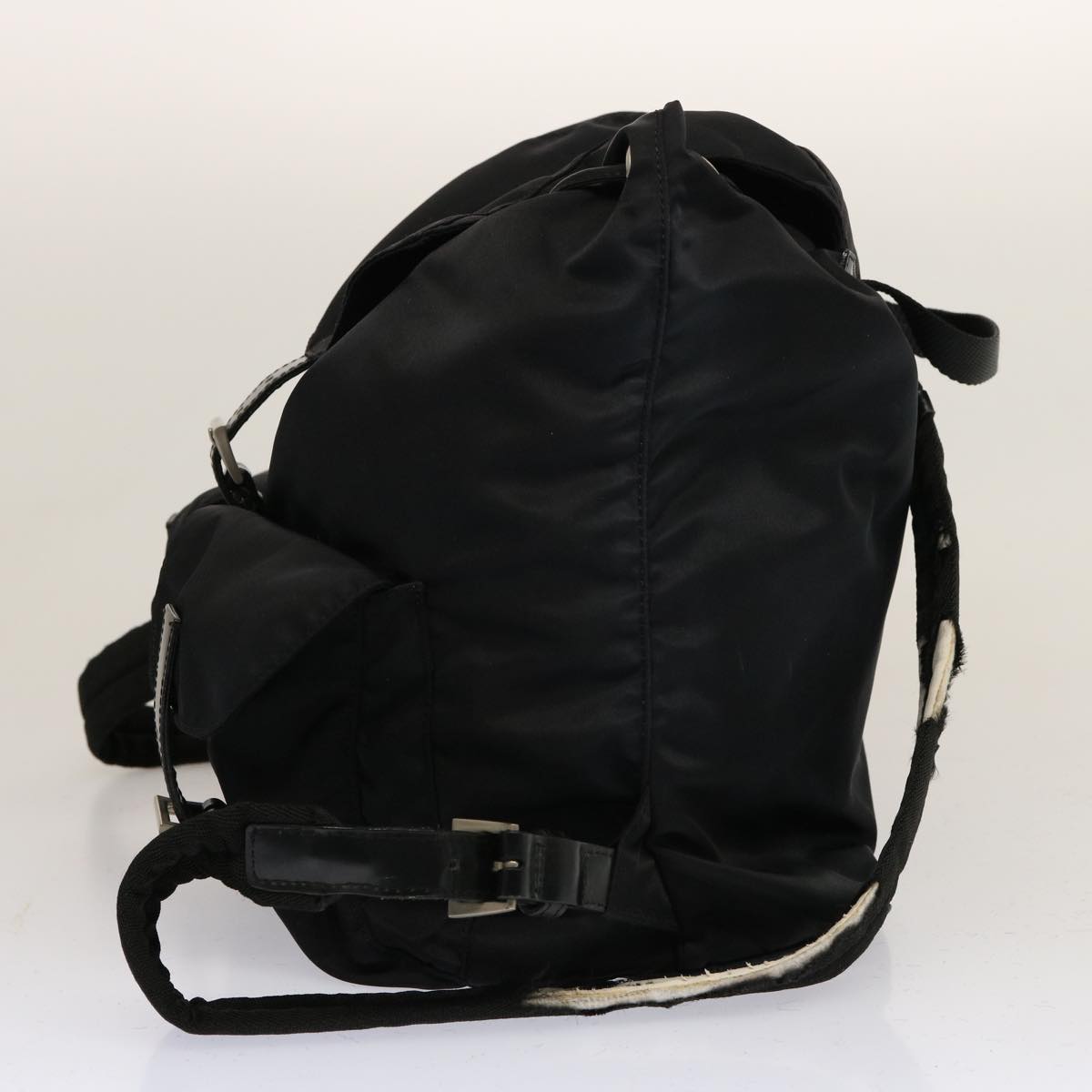 PRADA Backpack Nylon Black 74483