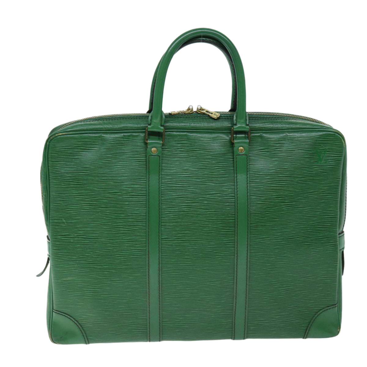 LOUIS VUITTON Epi Porte Documents Voyage Business Bag Green M54474 LV 74522