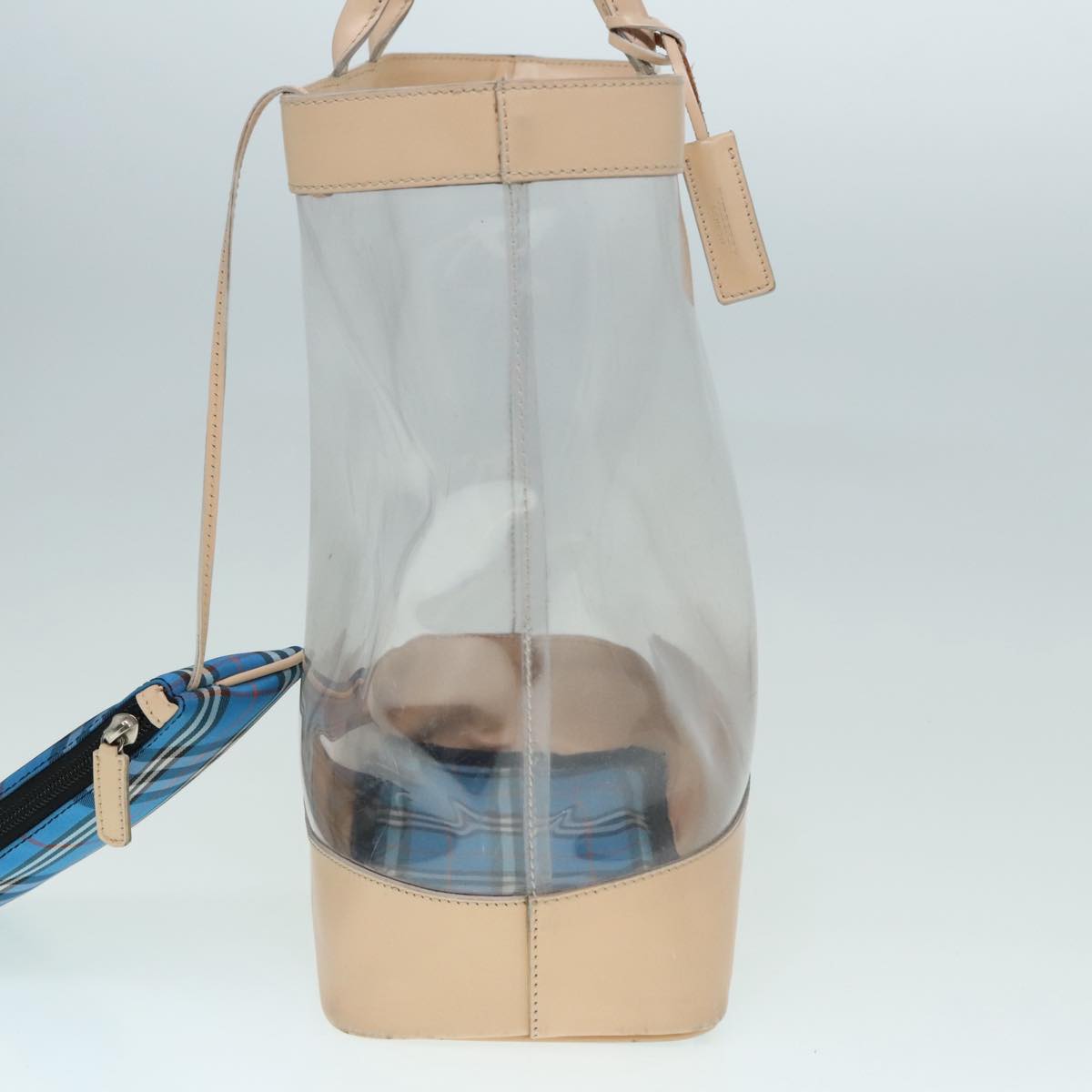 Burberry clear Vinyl Tote Bag ()