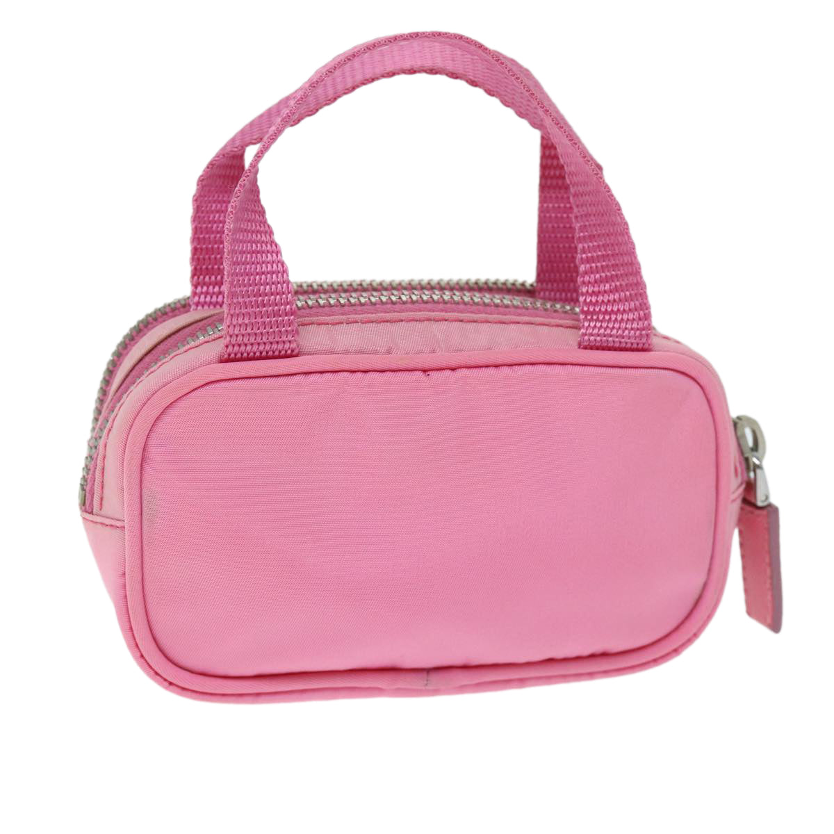 PRADA Hand Bag Nylon Pink 74569