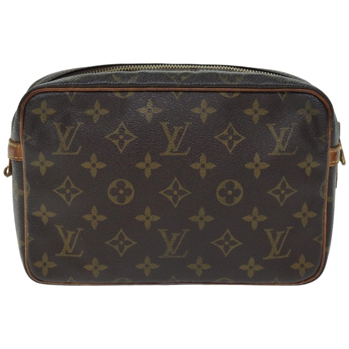 LOUIS VUITTON Monogram Compiegne 23 Clutch Bag M51847 LV 74580