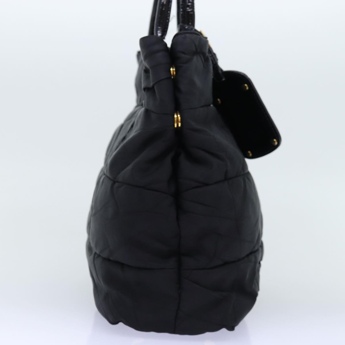 PRADA Hand Bag Nylon 2way Black 74633