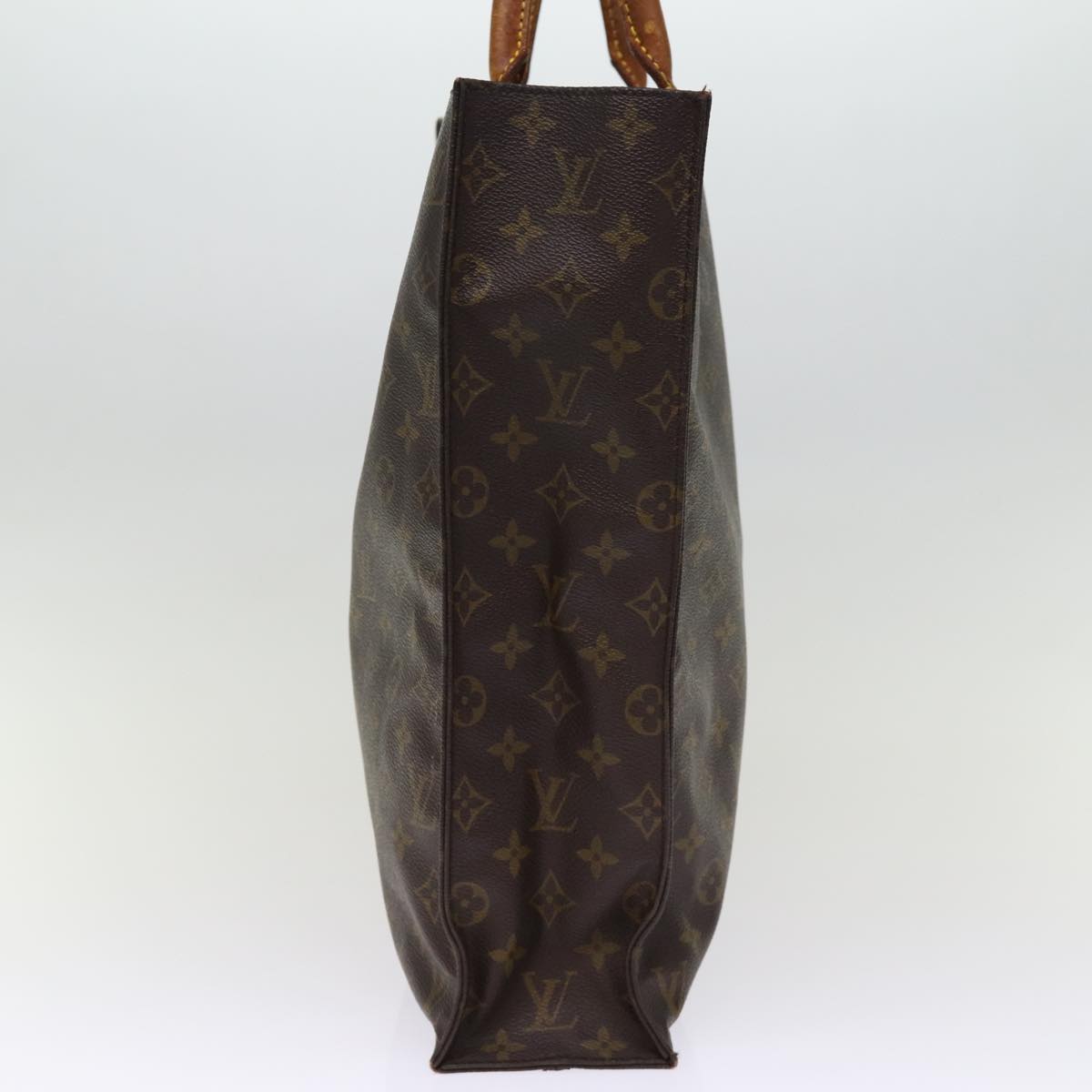 LOUIS VUITTON Monogram Sac Plat Hand Bag M51140 LV 74673
