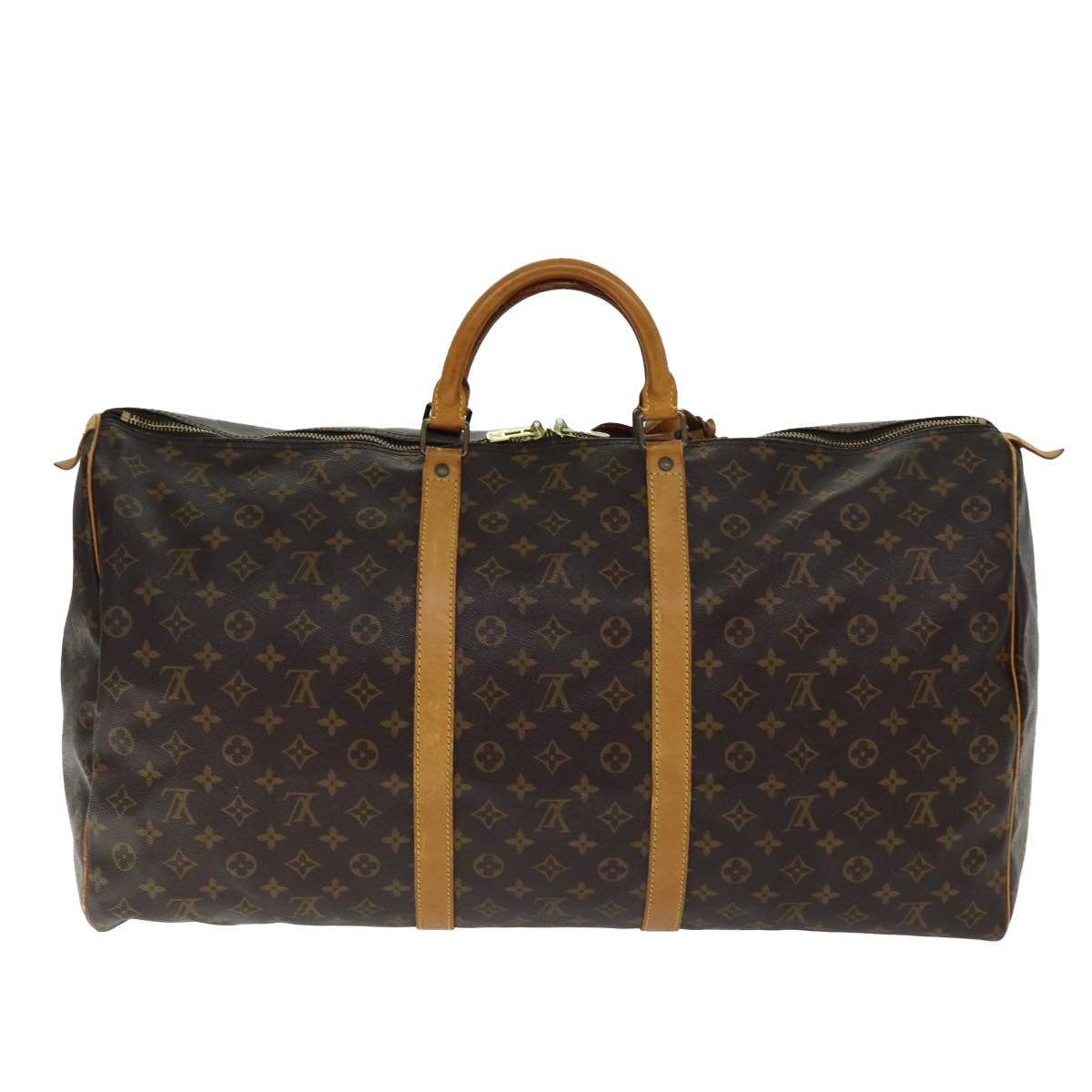 LOUIS VUITTON Monogram Keepall 60 Boston Bag M41422 LV 74727
