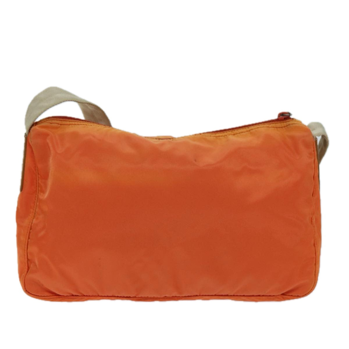 PRADA Shoulder Bag Nylon Orange 74735