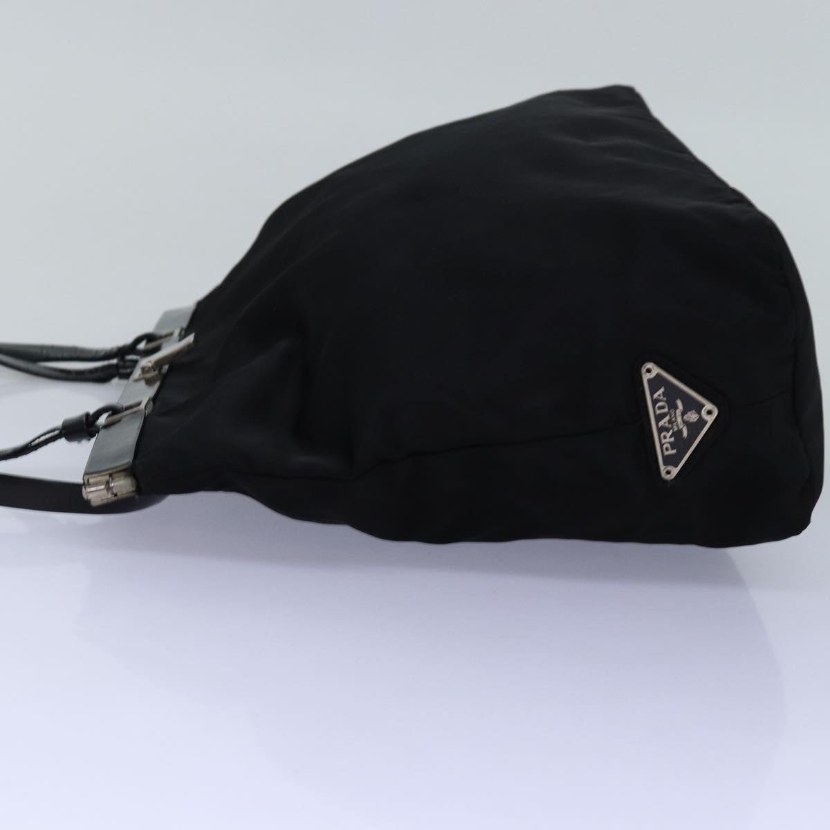 PRADA Hand Bag Nylon Black 74736