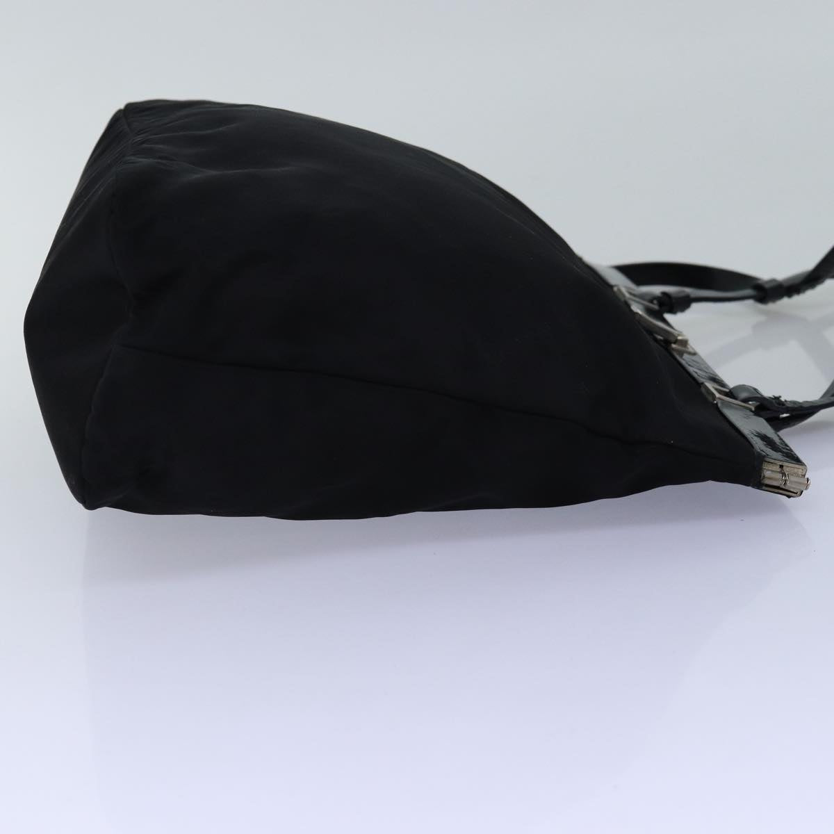 PRADA Hand Bag Nylon Black 74736