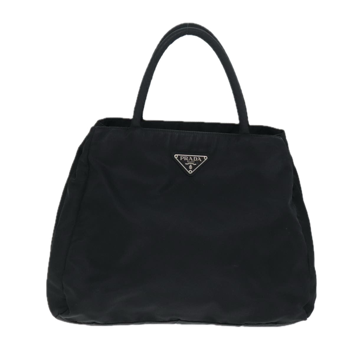 PRADA Hand Bag Nylon Black 74737