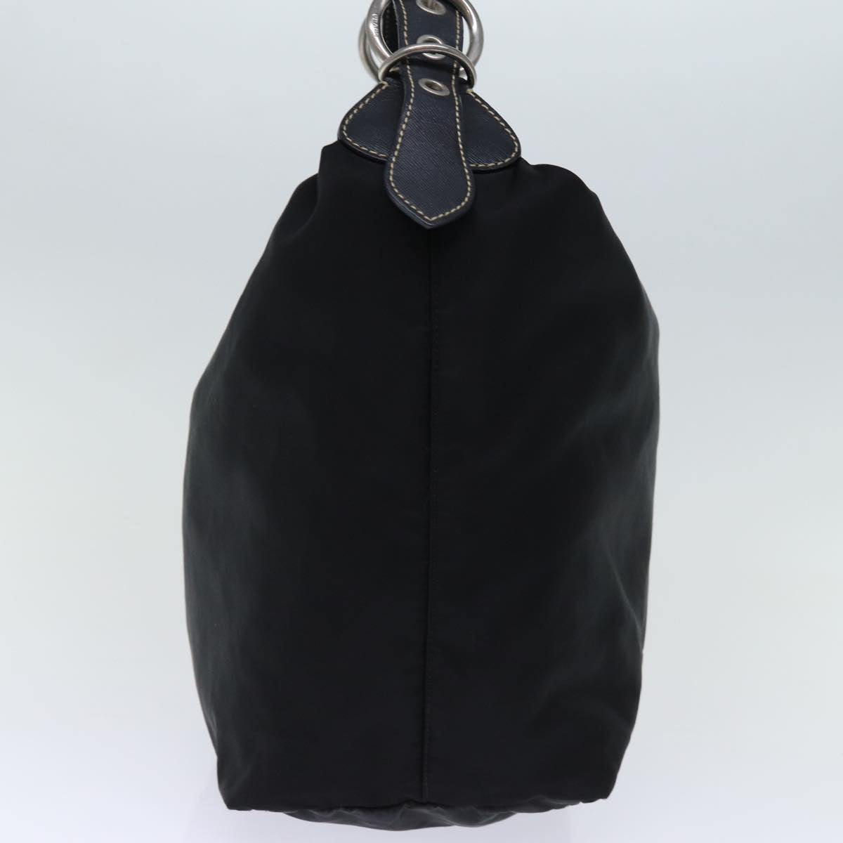 PRADA Hand Bag Nylon Black 74738