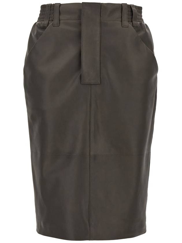Saint Laurent Saint Laurent Leather Skirt