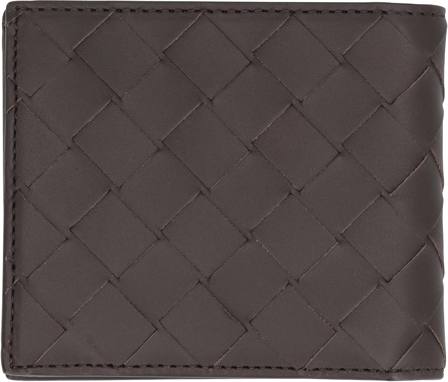 BOTTEGA VENETA Leather Intrecciato Mini Bi-Fold Wallet