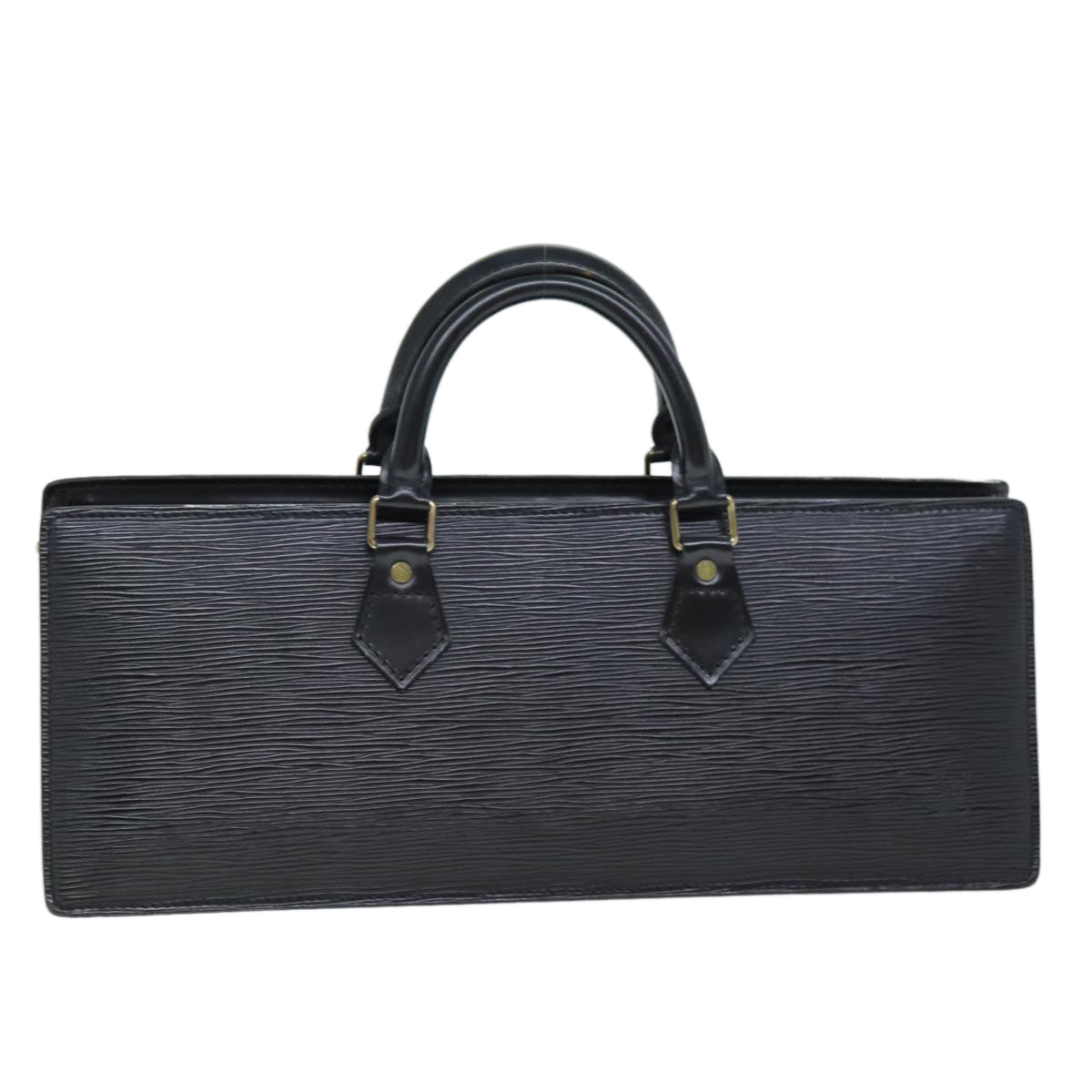 LOUIS VUITTON Epi Sac Triangle Hand Bag Black M52092 LV 74953