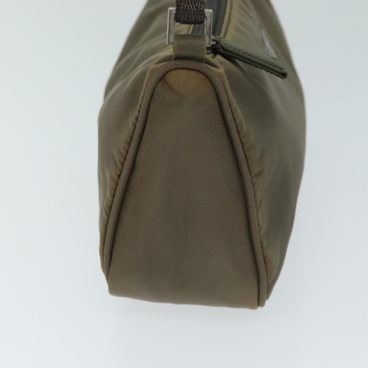 PRADA Accessory Pouch Nylon Brown 74961