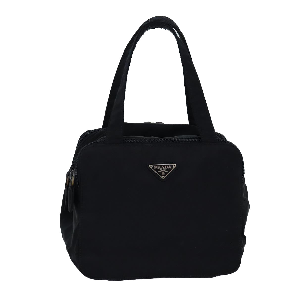 PRADA Hand Bag Nylon Black 74962
