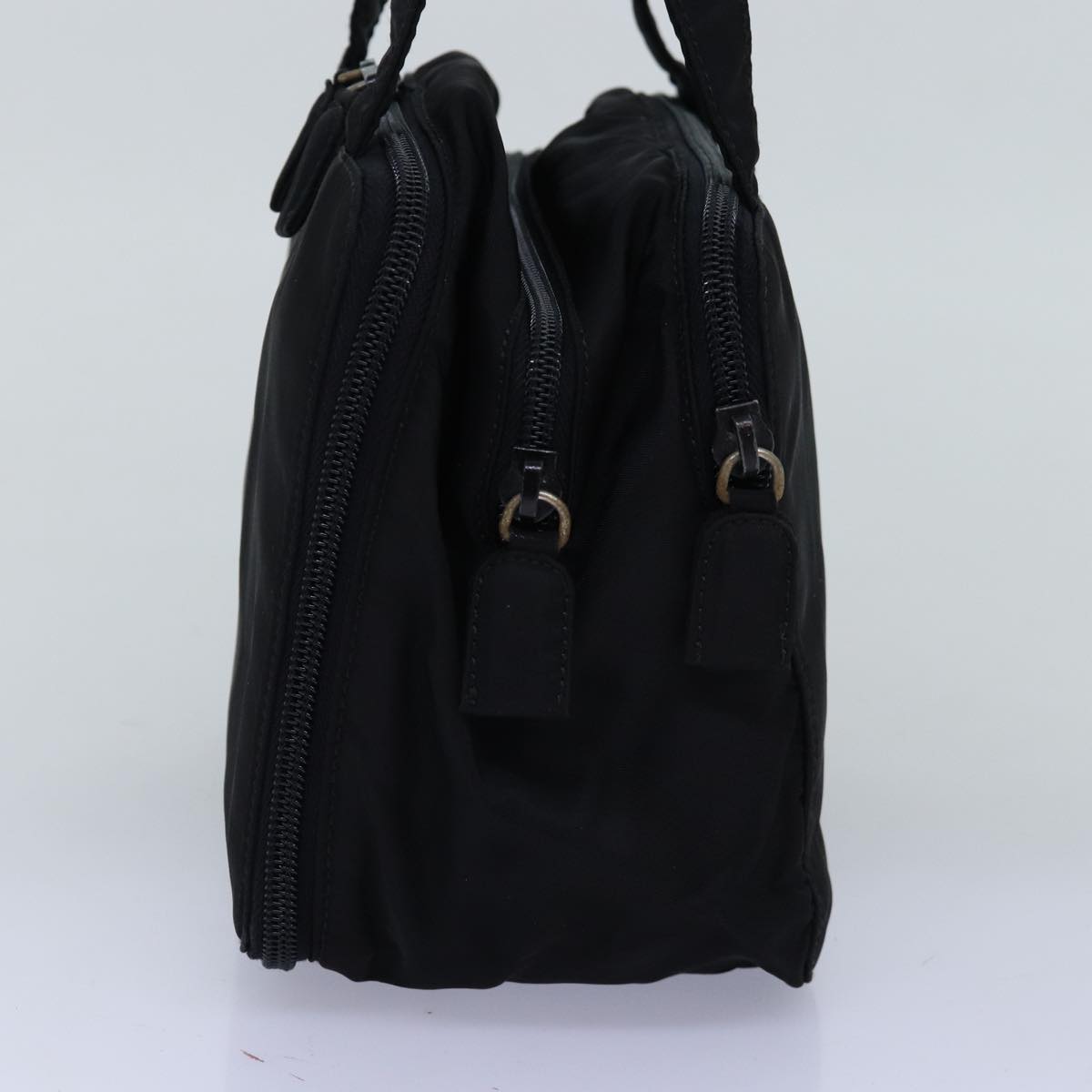 PRADA Hand Bag Nylon Black 74962