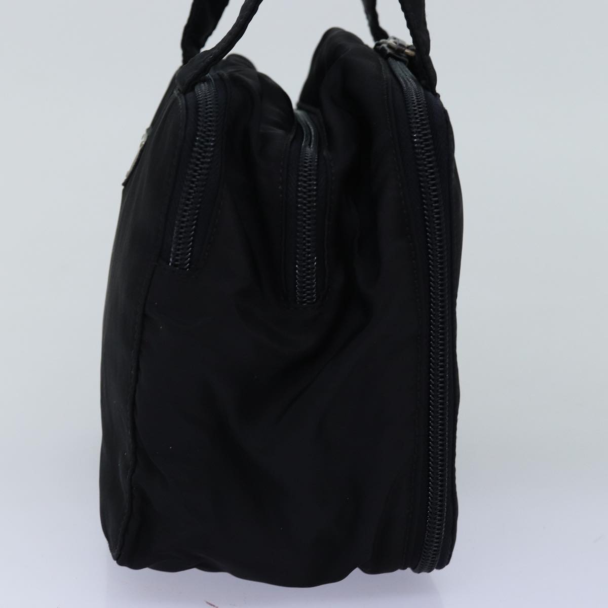 PRADA Hand Bag Nylon Black 74962