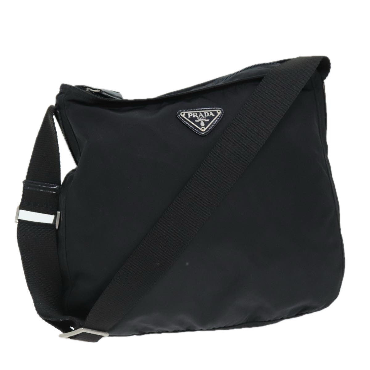 PRADA Shoulder Bag Nylon Black 74965