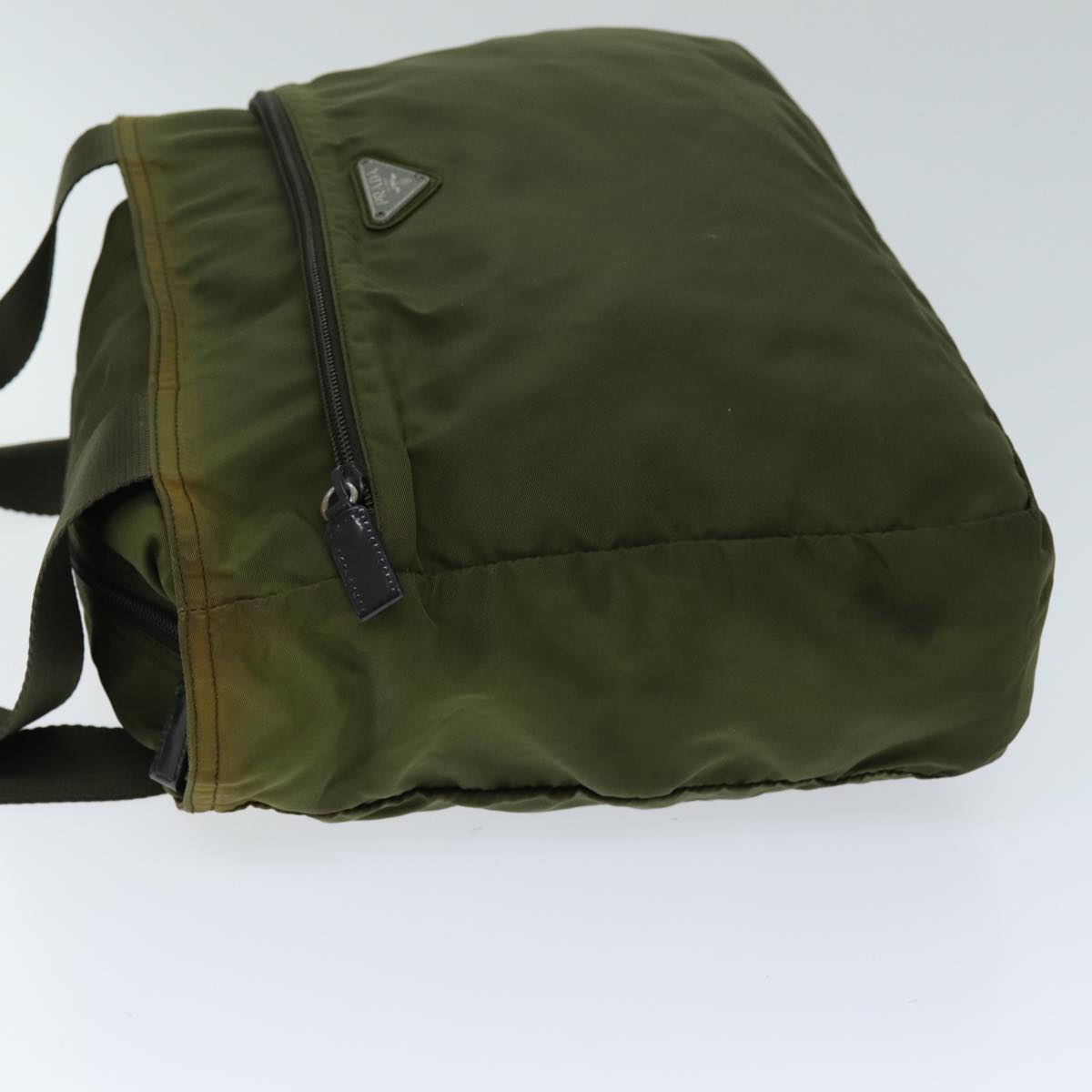 PRADA Tote Bag Nylon Khaki 74970