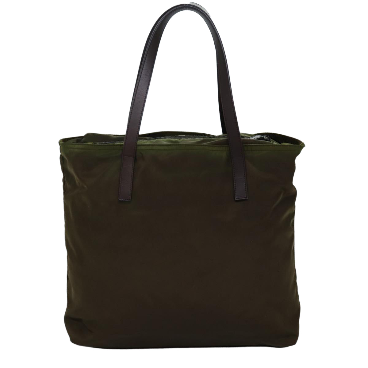 PRADA Tote Bag Nylon Khaki 74971