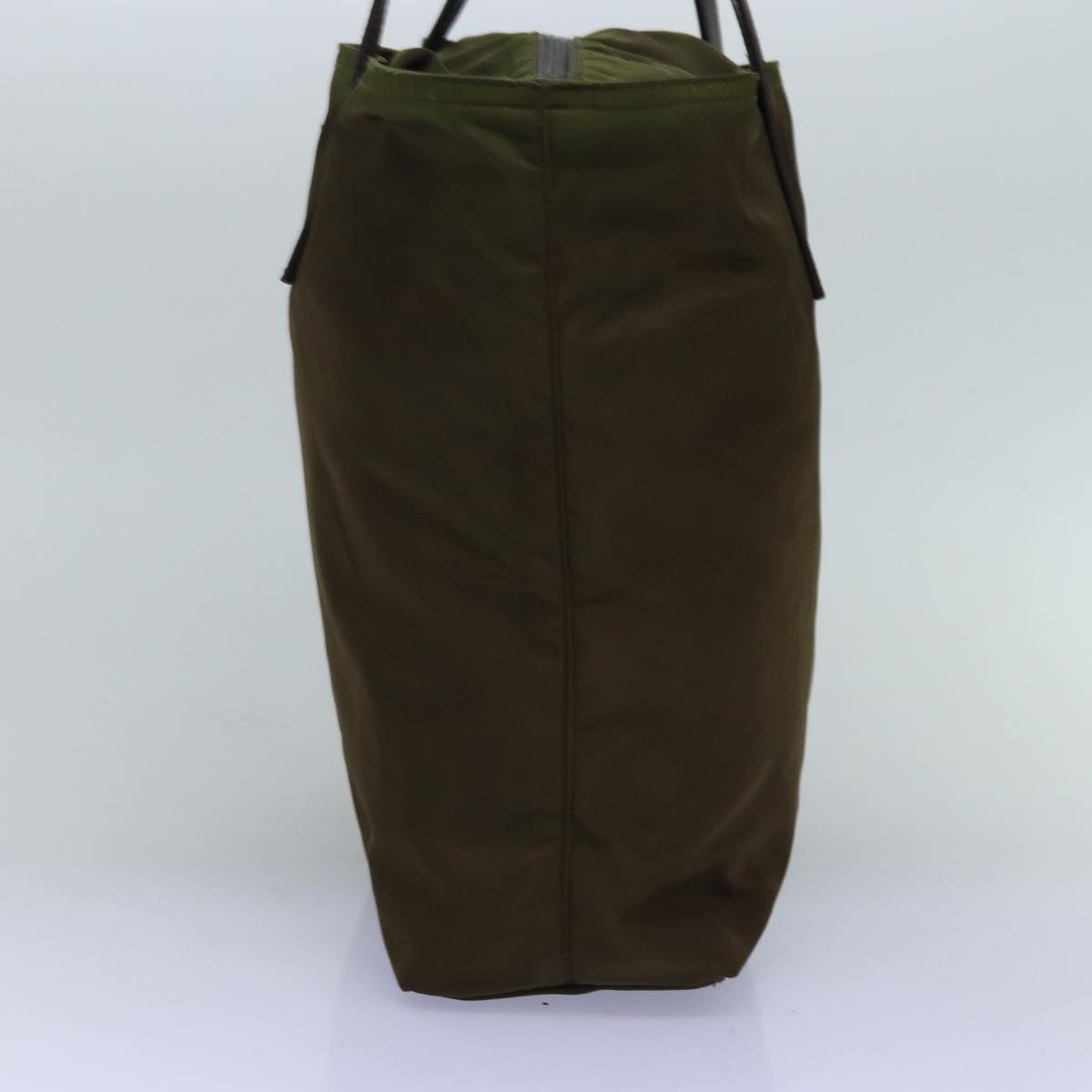 PRADA Tote Bag Nylon Khaki 74971