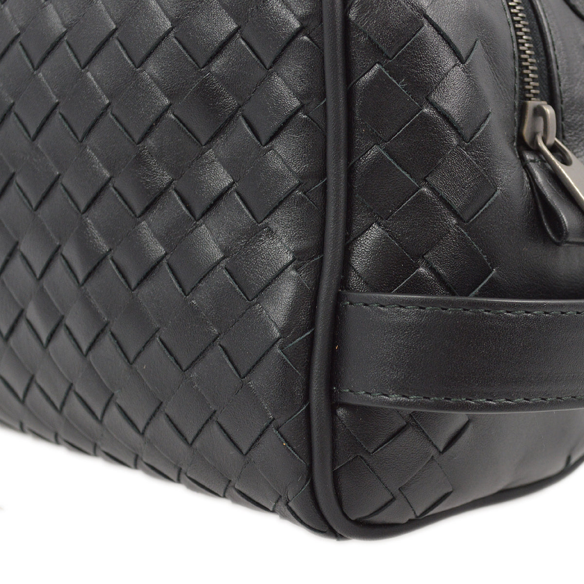 Bottega Veneta Black Intrecciato Pouch Clutch Bag
