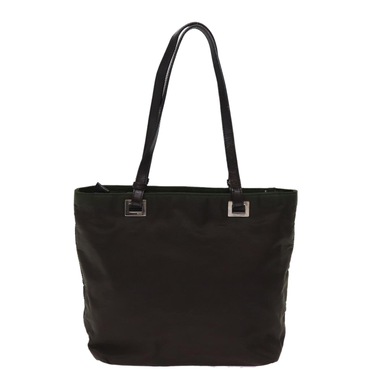 PRADA Tote Bag Nylon Khaki 75017