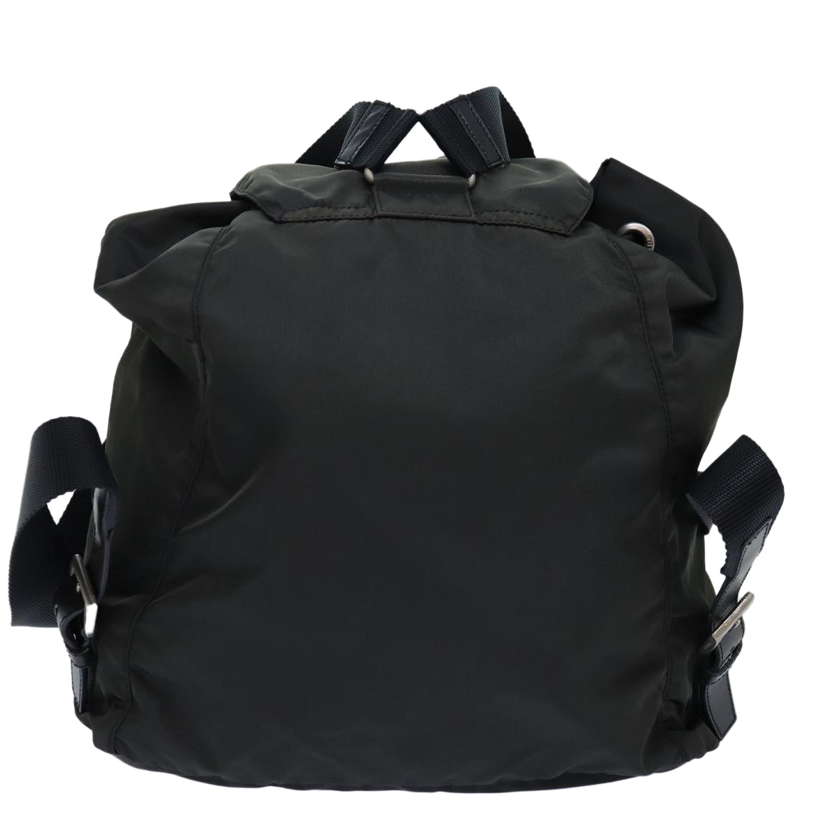 PRADA Backpack Nylon Khaki 75018